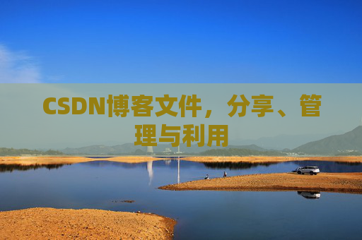 CSDN博客文件，分享、管理与利用
